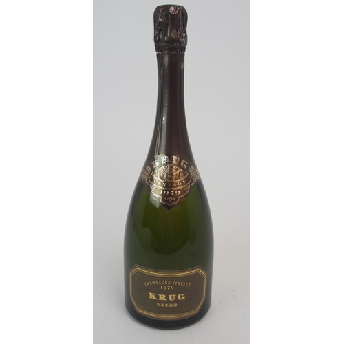 465 - A BOTTLE OF KRUG VINTAGE CHAMPAGNE  1979