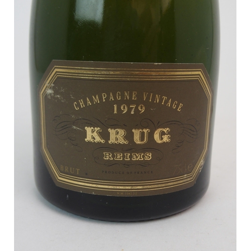 466 - A BOTTLE OF KRUG VINTAGE CHAMPAGNE  1979