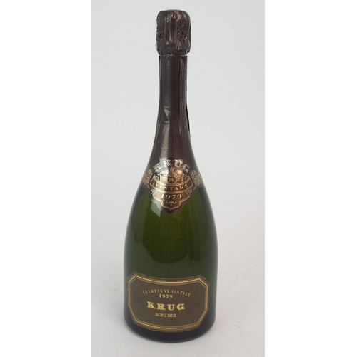 467 - A BOTTLE OF KRUG VINTAGE CHAMPAGNE  1979