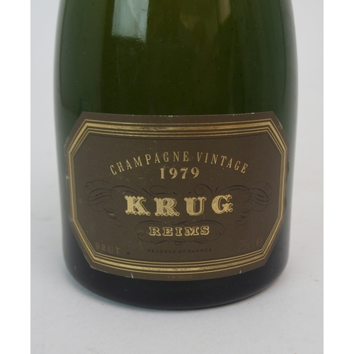 467 - A BOTTLE OF KRUG VINTAGE CHAMPAGNE  1979