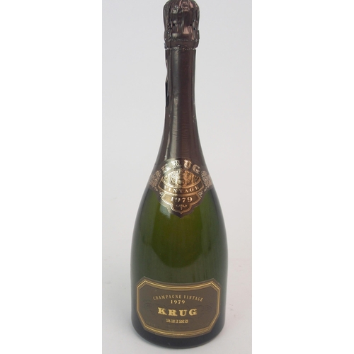 469 - A BOTTLE OF KRUG VINTAGE CHAMPAGNE  1979