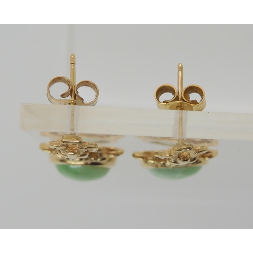 578 - A PAIR OF ART DECO STYLE DROP EARRINGS