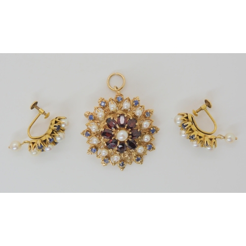 639 - A 15CT GOLD SOUTHERN CROSS BROOCH