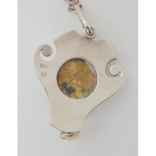 646 - A MURRLE BENNETT & CO ART NOUVEAU PENDANT