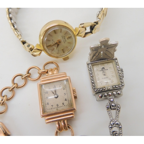 689 - THREE LADIES VINTAGE WATCHES