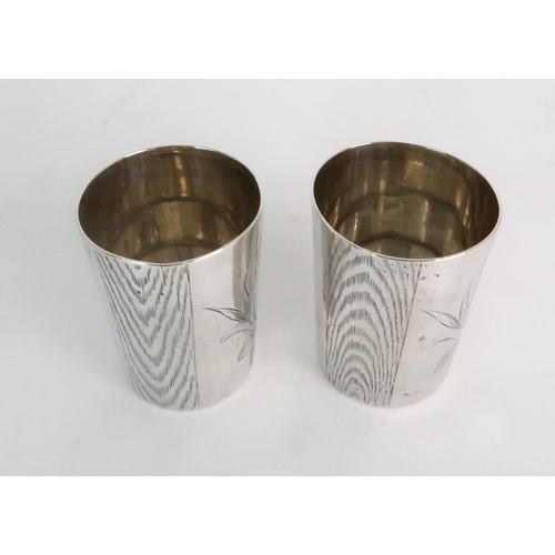 724 - A VICTORIAN SILVER STIRRUP CUP