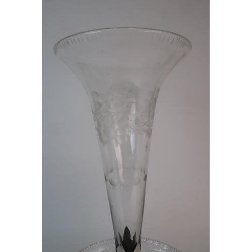 727 - AN EPNS & GLASS CENTREPIECE EPERGNE