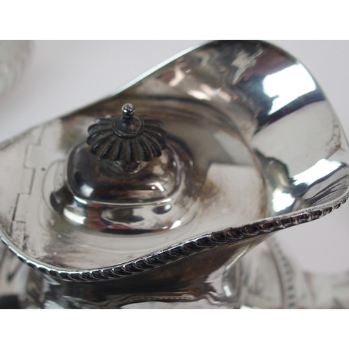 730 - AN EDWARDIAN SILVER TEA & COFFEE SERVICE