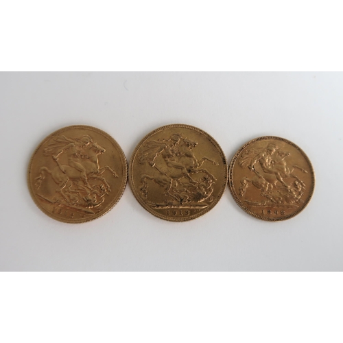 754 - TWO GOLD FULL SOVEREIGNS