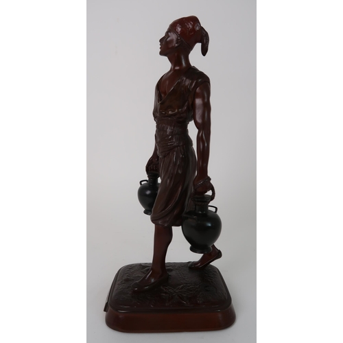 247 - A FRENCH BRONZE FIGURE OF A MAN