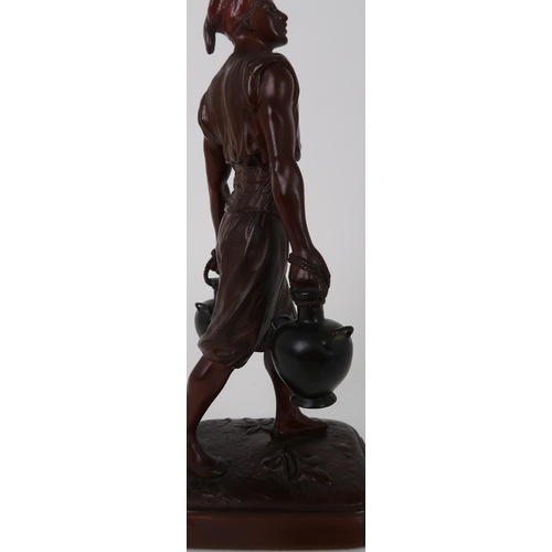 247 - A FRENCH BRONZE FIGURE OF A MAN