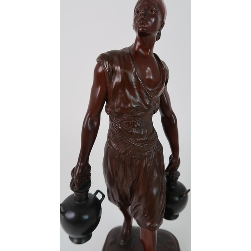 247 - A FRENCH BRONZE FIGURE OF A MAN