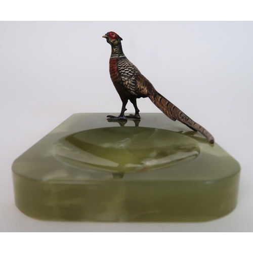 260 - A COLD PAINTED BRONZE PHEASANT