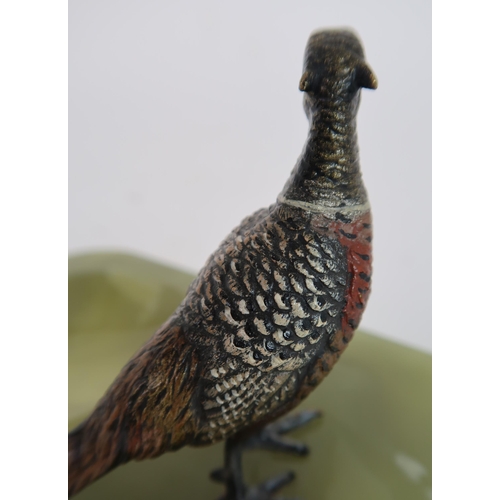 260 - A COLD PAINTED BRONZE PHEASANT