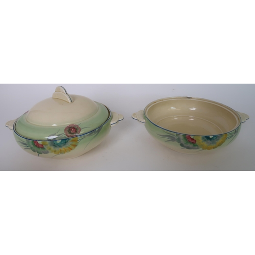 276 - A CLARICE CLIFF FOR WILKINSON LTD DINNER SERVICE