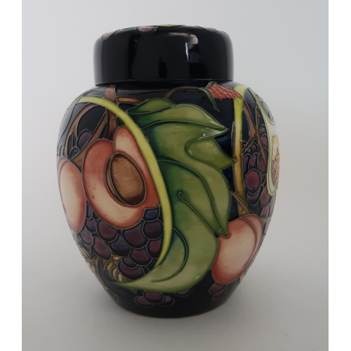 281 - A MOORCROFT QUEENS CHOICE GINGER JAR AND COVER