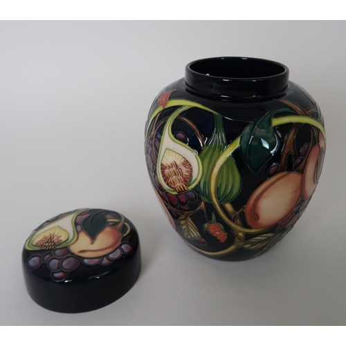 281 - A MOORCROFT QUEENS CHOICE GINGER JAR AND COVER