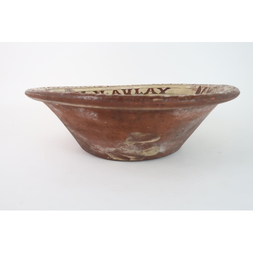 282 - A 19TH CENTURY SEATON WARE SCOTTISH POTTERY BOWL