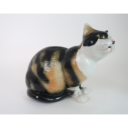 285 - MARGERY CLINTON - A POTTERY CAT