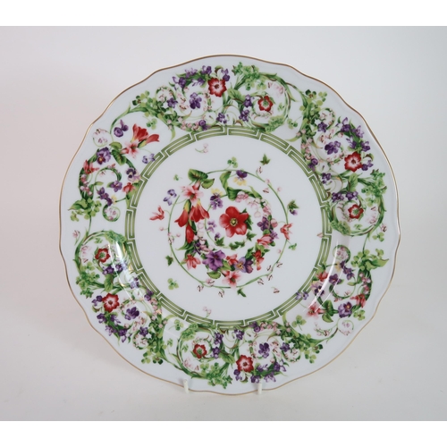 299 - THREE ROSENTHAL VERSACE LE JARDIN DE VERSACE PLATES