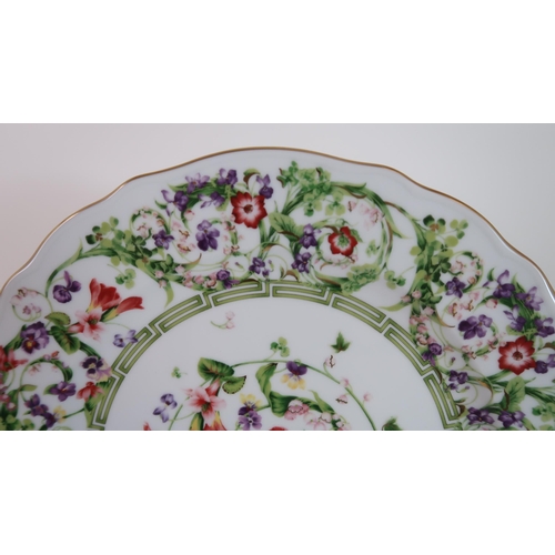 299 - THREE ROSENTHAL VERSACE LE JARDIN DE VERSACE PLATES