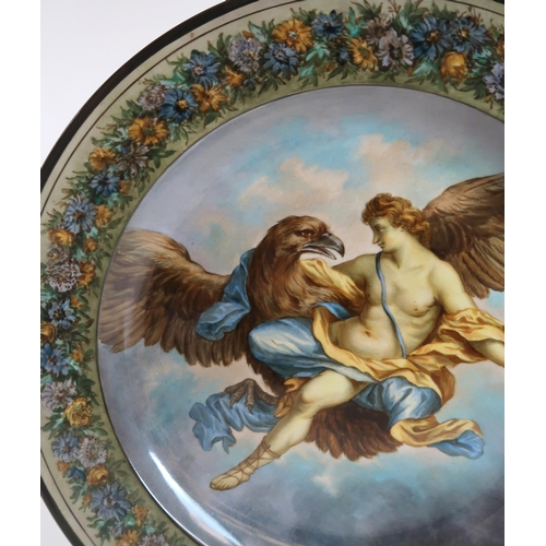 309 - A CONTINENTAL PORCELAIN PLATE