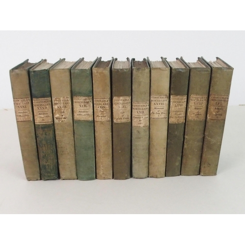 378 - CONSTABLE'S MISCELLANY OF ORIGINAL AND SELECTED PUBLICATIONS