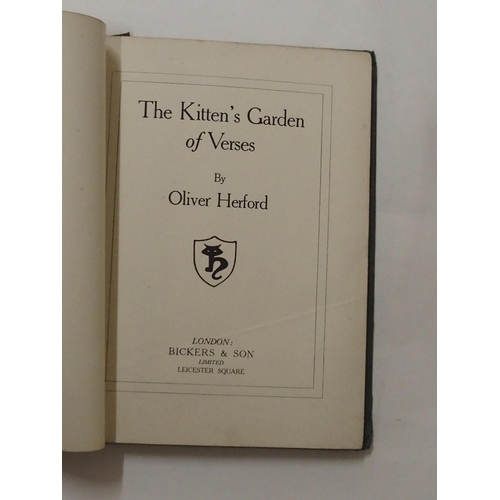 388 - THE KITTEN'S GARDEN OF VERSES BY OLIVER HERFORD