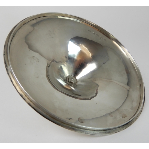 712 - A SILVER BOWL AND COVER