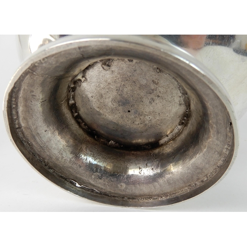 712 - A SILVER BOWL AND COVER