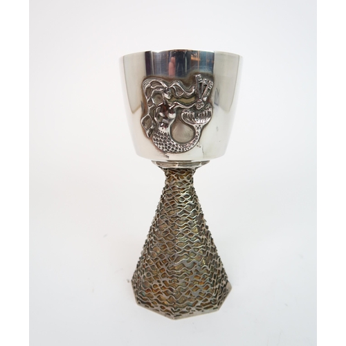 730 - A SILVER LIMITED EDITION (85/673) SILVER GOBLET