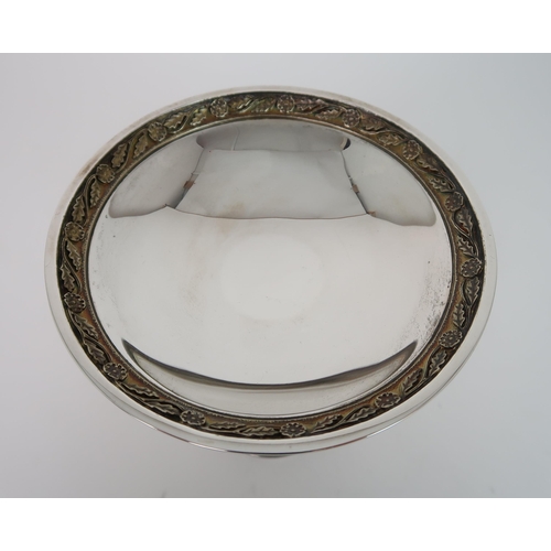 732 - A SILVER GILT LIMITED EDITION (215/250) TAZZA