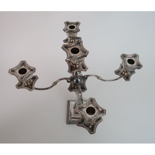 742 - A SILVER FIVE LIGHT CANDELABRUM