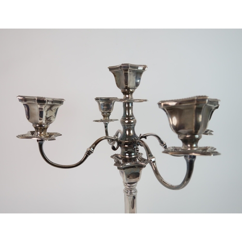 742 - A SILVER FIVE LIGHT CANDELABRUM