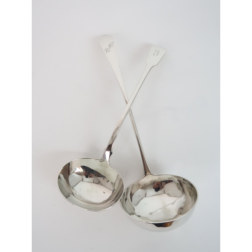 747 - A SILVER SOUP LADLE