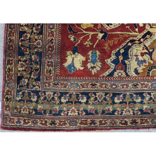 110 - A SILK HERIZ PRAYER RUG