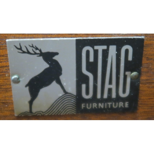 121 - A STAG DRESSING CHEST BY JOHN AND SYLVIA REID