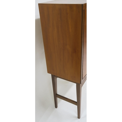 140 - A MID CENTURY TEAK COCKTAIL CABINET