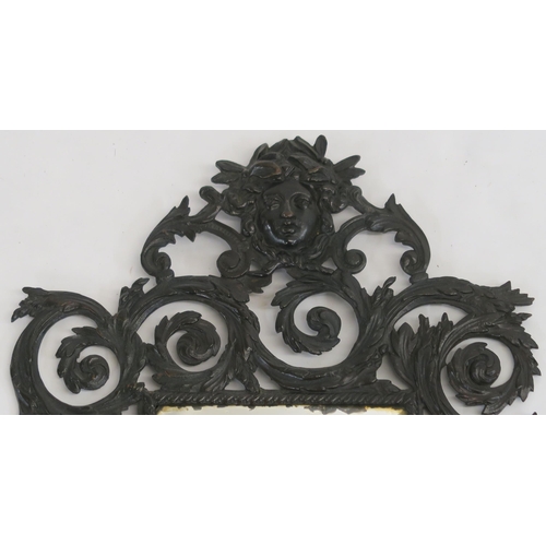 59 - A PAIR OF BRONZED WALL SCONCES