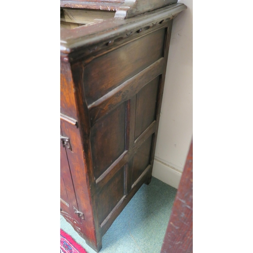 64 - A 20TH CENTURY OAK DRESSER