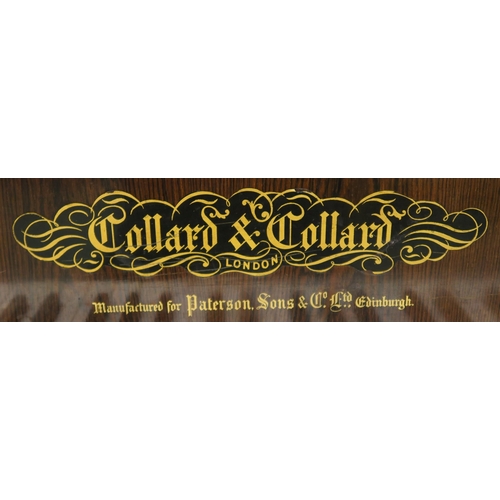 72 - A VICTORIAN ROSEWOOD GRAND PIANO BY COLLARD AND COLLARD