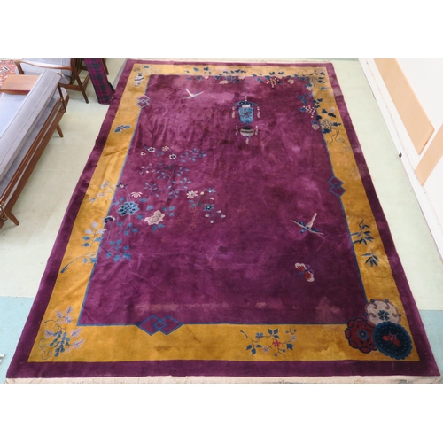 93 - A LARGE CHINESE RUG