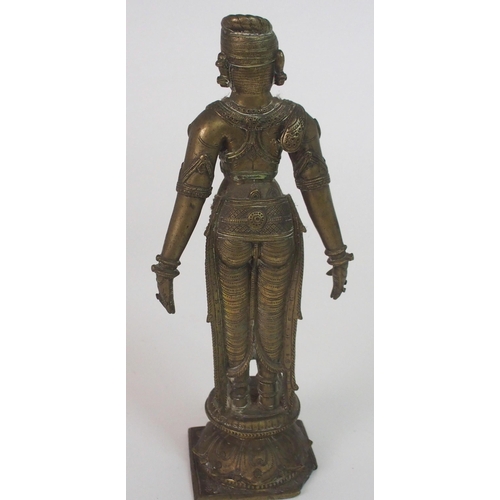 152 - AN INDIAN BRASS TEMPLE TOY