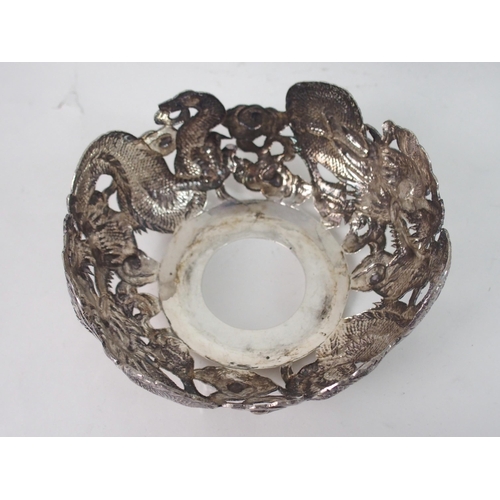 209 - A SET OF SIX CHINESE SILVER FINGER BOWLS