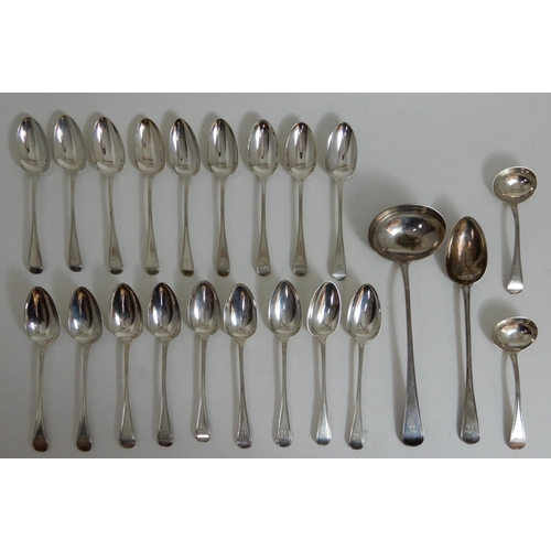 262 - A MATCHED SET OF SILVER CUTLERY