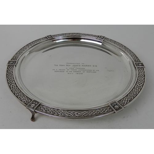 264 - A SILVER SALVER