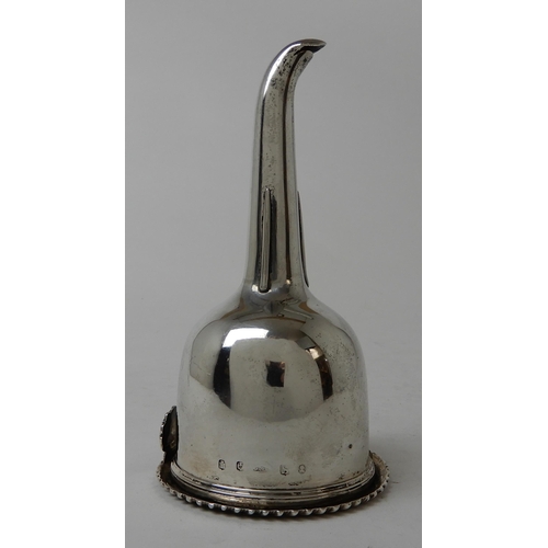 269 - A SILVER WINE FUNNEL