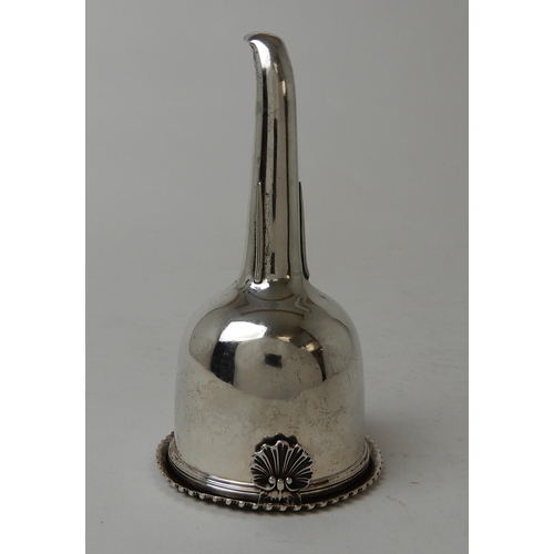 269 - A SILVER WINE FUNNEL