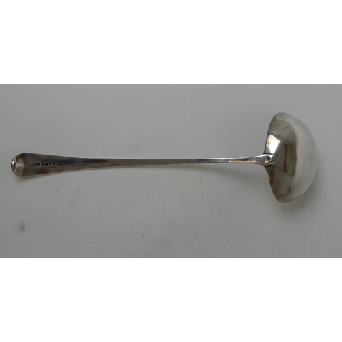 274 - A SILVER SOUP LADLE