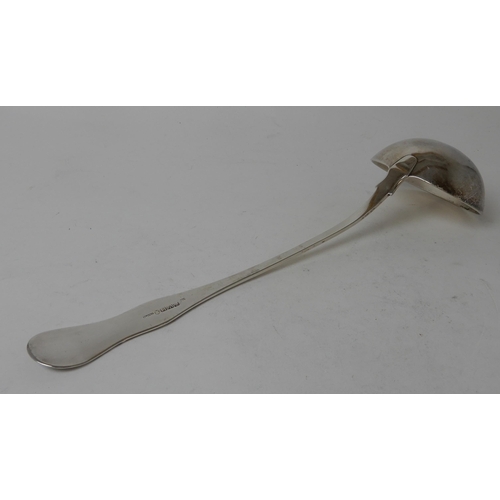 275 - A SILVER SOUP LADLE